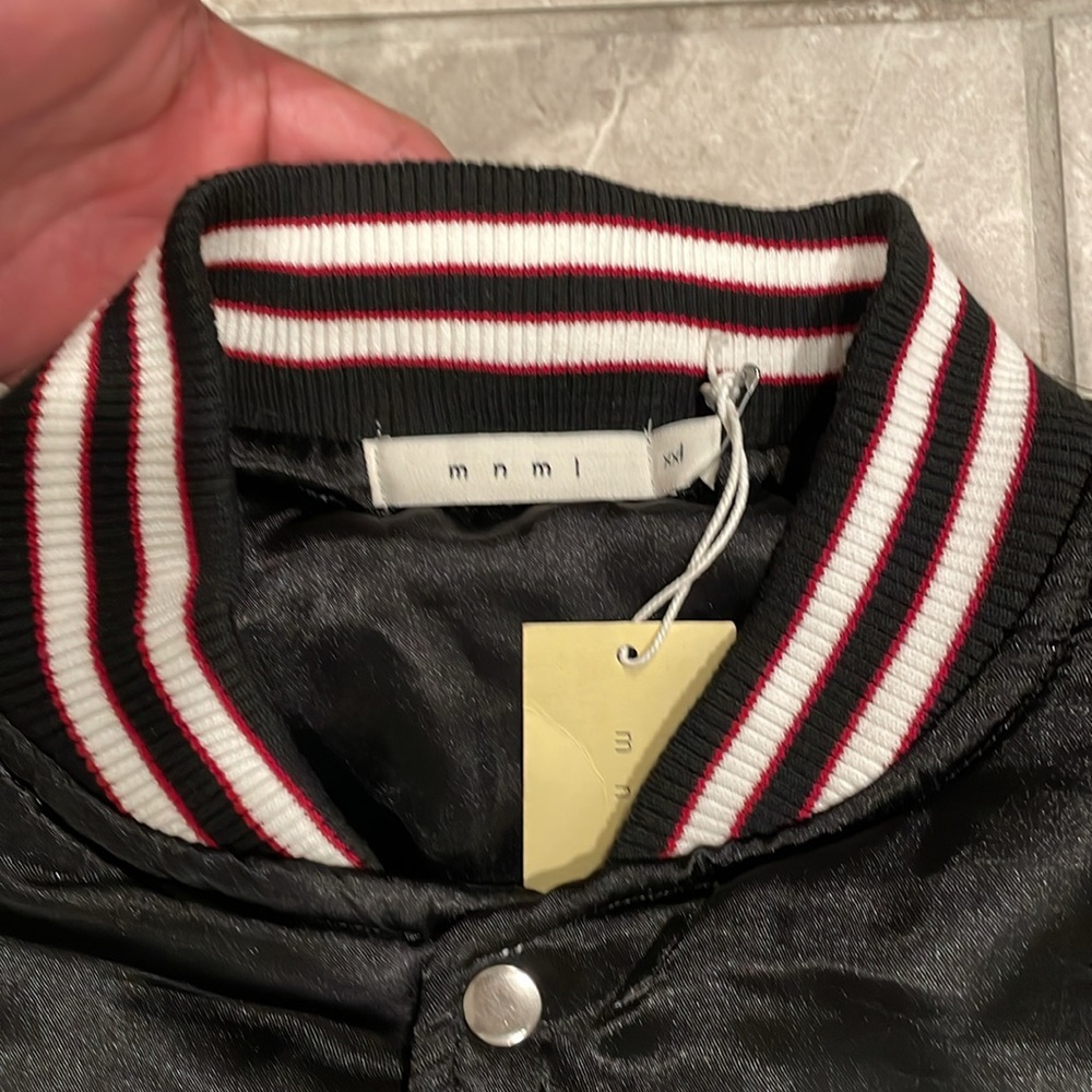 MNML Varsity Bomber Jacket - Picture 7 of 13
